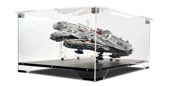 Lego millennium falcon discount display